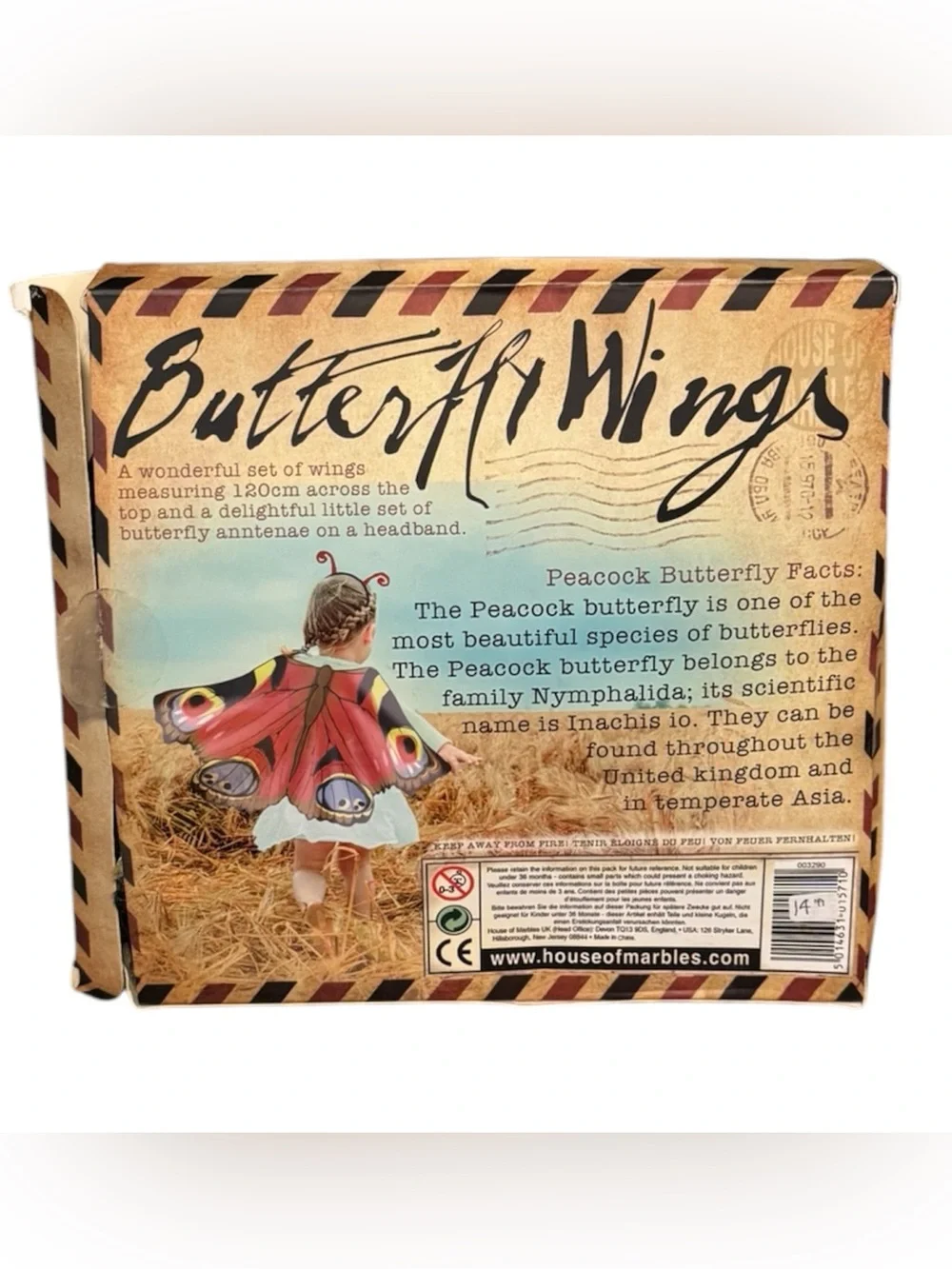 Butterfly Wings Kids Costume Accessory - Butterfly Wings